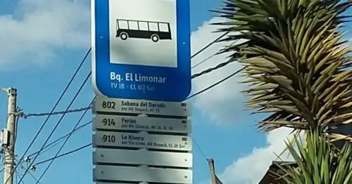 PARADERO SITP BOSQUE EL LIMONAR  109A12